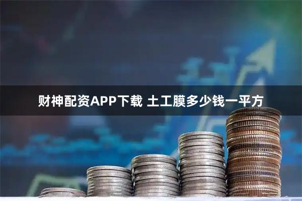 财神配资APP下载 土工膜多少钱一平方
