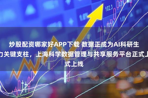 炒股配资哪家好APP下载 数据正成为AI科研生产力关键支柱，上海科学数据管理与共享服务平台正式上线